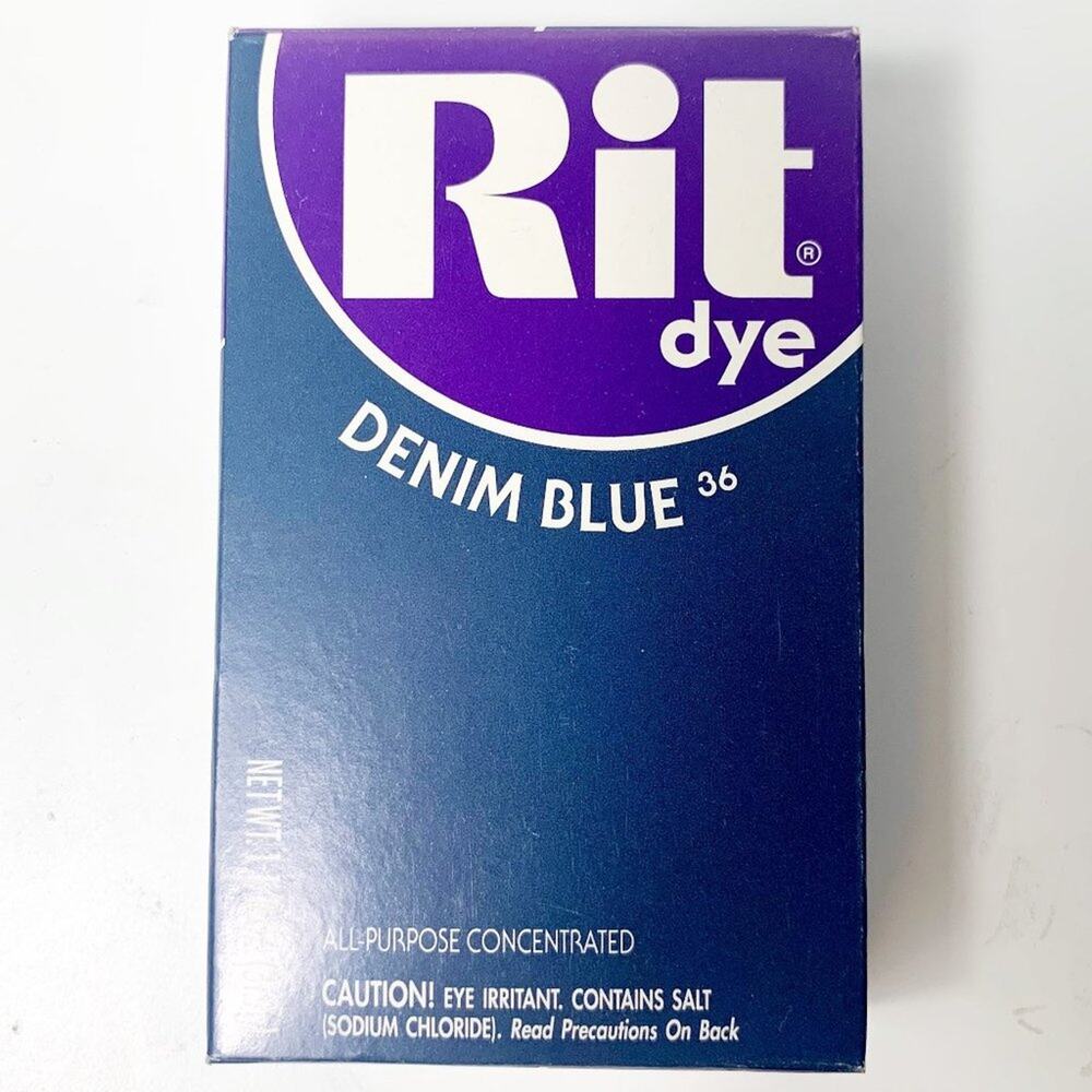 Rit Dye All Purpose Powder Denim Blue #36 1-1/8 Oz